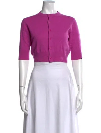 Pre-owned Extreme Cashmere Cashmere Crew Neck Sweater In Purple