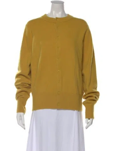 Pre-owned Extreme Cashmere Cashmere Crew Neck Sweater In Yellow