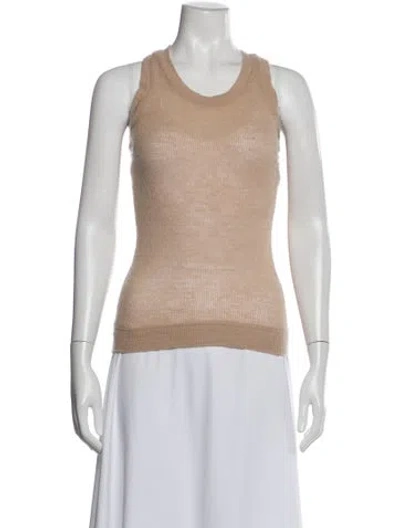 Pre-owned Extreme Cashmere Cashmere Crew Neck Top In Neutral