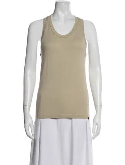 Pre-owned Extreme Cashmere Cashmere Crew Neck Top In Neutrals