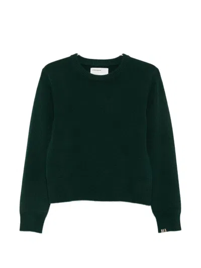 Extreme Cashmere Be Classic Crew-neck Sweater In Green