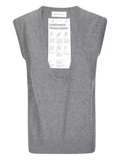 Extreme Cashmere Cashmere Gilet In Gray