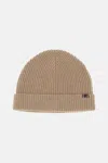 Extreme Cashmere Ribbed Cashmere Beanie In Gold