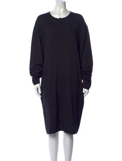 Pre-owned Extreme Cashmere Cashmere Knee-length Dress In Blue