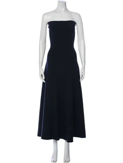 Pre-owned Extreme Cashmere Cashmere Long Dress In Blue