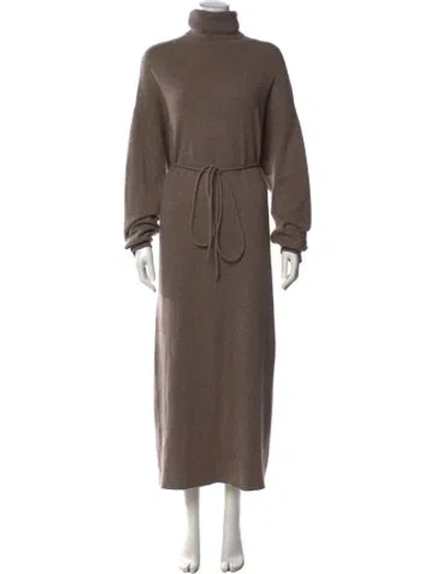 Pre-owned Extreme Cashmere Cashmere Long Dress In Neutral