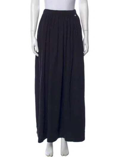 Pre-owned Extreme Cashmere Cashmere Long Skirt In Blue