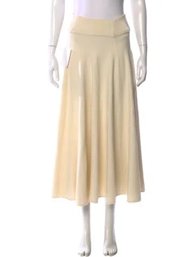 Pre-owned Extreme Cashmere Cashmere Long Skirt In Neutral