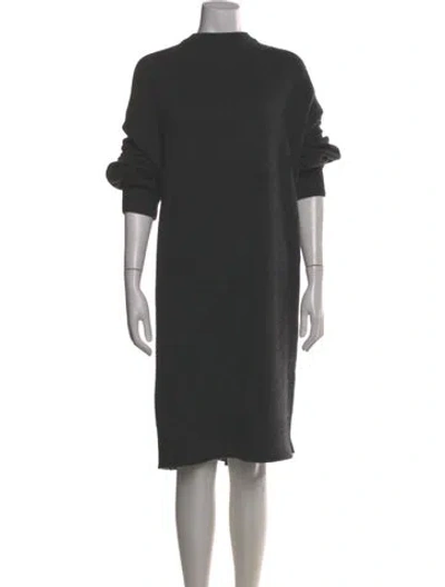 Pre-owned Extreme Cashmere Cashmere Midi Length Dress In Gray