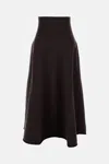 Extreme Cashmere Cashmere Midi Skirt In Brown