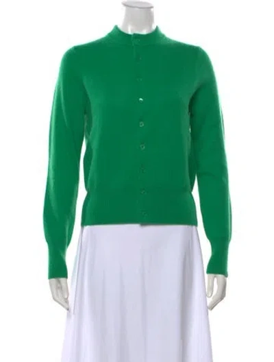 Pre-owned Extreme Cashmere Cashmere Mock Neck Sweater In Green