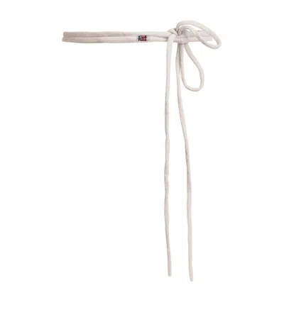 Extreme Cashmere Cashmere N°242 Cord Belt In Ivory | ModeSens
