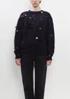 Extreme Cashmere 'n.373 Oldie Sequin' Sweater In Black