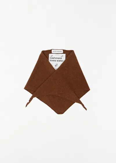 Extreme Cashmere Cashmere Nylon N°35 Bandana Scarf In Rust