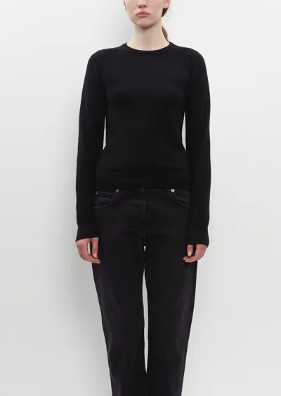Extreme Cashmere Cashmere Nylon N°382 Belle Sweater In Raven