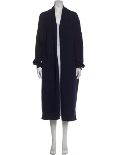 Pre-owned Extreme Cashmere Cashmere Open Front Sweater In White