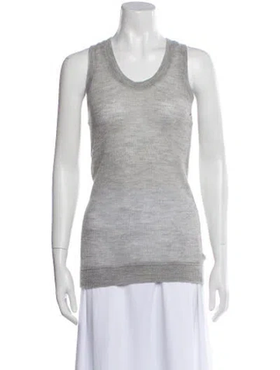 Pre-owned Extreme Cashmere Cashmere Scoop Neck Sweater In Gray