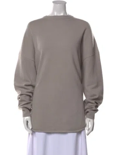 Pre-owned Extreme Cashmere Cashmere Scoop Neck Sweater In Gray