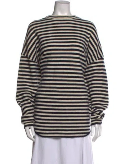 Pre-owned Extreme Cashmere Cashmere Striped Sweater In Neutrals