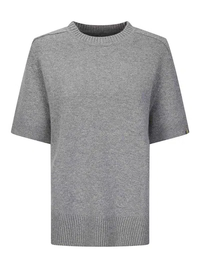 Extreme Cashmere Cashmere Top In Gray