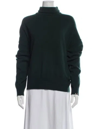 Pre-owned Extreme Cashmere Cashmere Turtleneck Sweater In Green