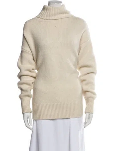 Pre-owned Extreme Cashmere Cashmere Turtleneck Sweater In Neutral