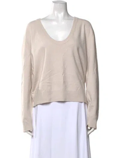 Pre-owned Extreme Cashmere Cashmere V-neck Sweater In Neutrals