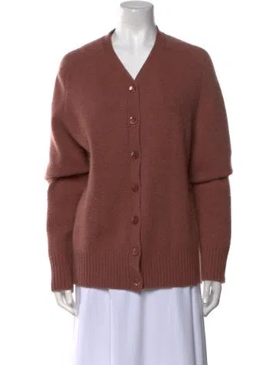 Pre-owned Extreme Cashmere Cashmere V-neck Sweater In Pink