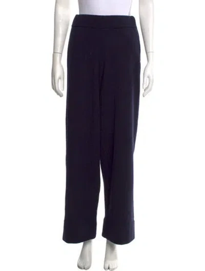 Pre-owned Extreme Cashmere Cashmere Wide Leg Pants In Blue