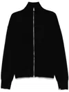 Extreme Cashmere Xtra Out Zip-front Cardigan In Black