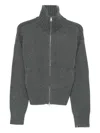 Extreme Cashmere Cashmere Zipped Cardigan In Animal Print
