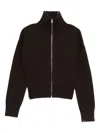Extreme Cashmere Cashmere Zipped Cardigan In Animal Print