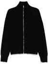 Extreme Cashmere Xtra Out Zip-front Cardigan In Black