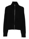Extreme Cashmere Cashmere Zipped Cardigan In Black