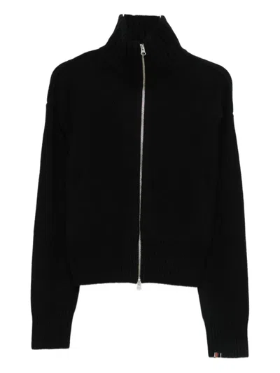 Extreme Cashmere Cashmere Zipped Cardigan In Black
