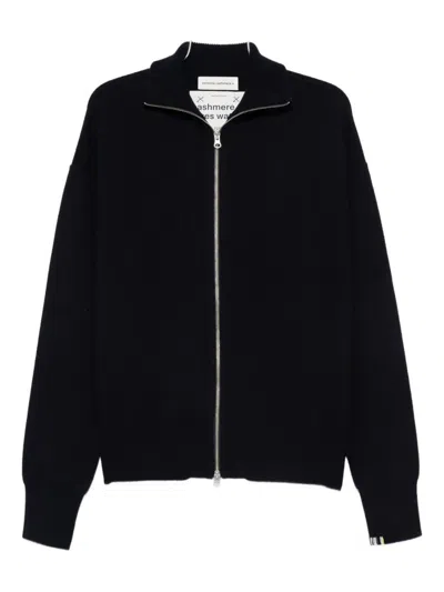 Extreme Cashmere Cashmere Zipped Cardigan In Blue
