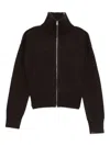 Extreme Cashmere Cashmere Zipped Cardigan In Brown
