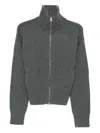 Extreme Cashmere Cashmere Zipped Cardigan In Gray