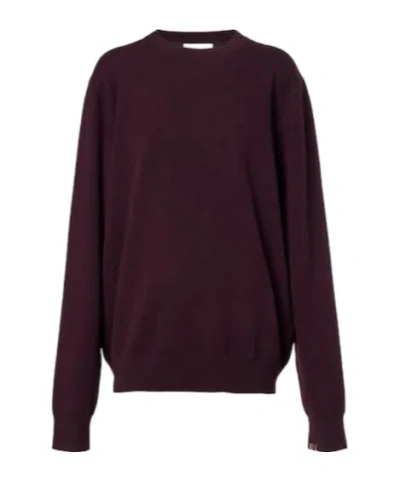 Extreme Cashmere Cashmere-blend Sweater In Burgundy