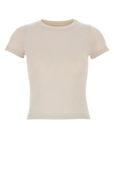 Extreme Cashmere Chalk Cotton Blend T-shirt In Neutral