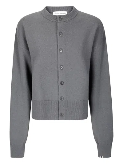 Extreme Cashmere Chou Button-fastening Cardigan In Gray
