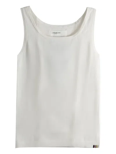 Extreme Cashmere Claudia Tank Top In White