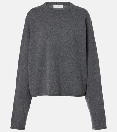 Extreme Cashmere Comfy Cashmere-blend Sweater In Gray