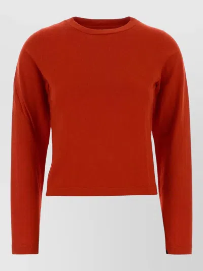 Extreme Cashmere Cashmere-cotton Blend Knit Sweater For Women In Red