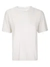 Extreme Cashmere Cotton-cashmere Crew Neck T-shirt With Minimalist Aesthetic In Neutral