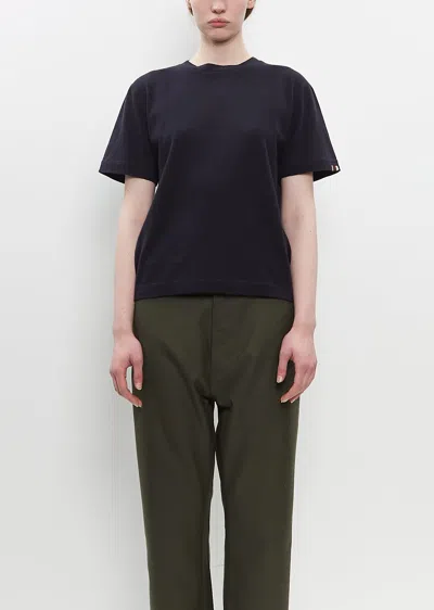 Extreme Cashmere Cotton Cashmere N°268 Cuba Top In Navy