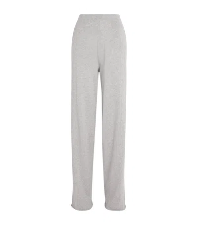 Extreme Cashmere Cotton-cashmere No.353 Relax Sweatpants In Gray