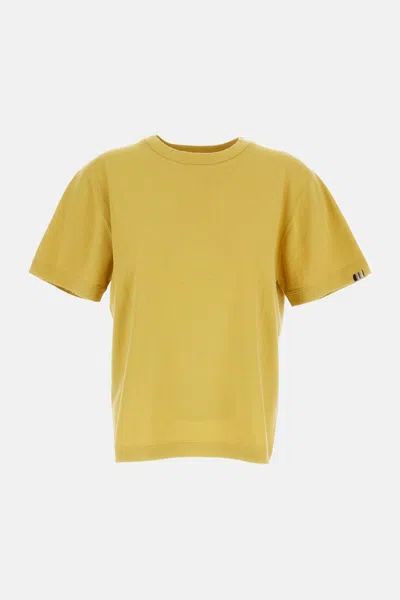 Extreme Cashmere Cotton Cashmere Blend Sweater Top In Yellow
