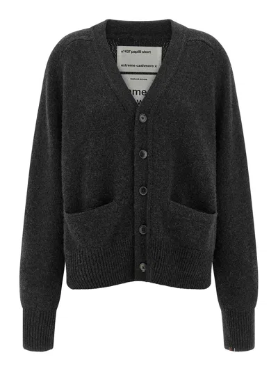 EXTREME CASHMERE CÁRDIGAN - GRIS