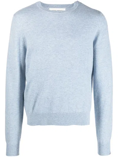 Extreme Cashmere Crew-neck Cashmere Blend Jumper In Blue